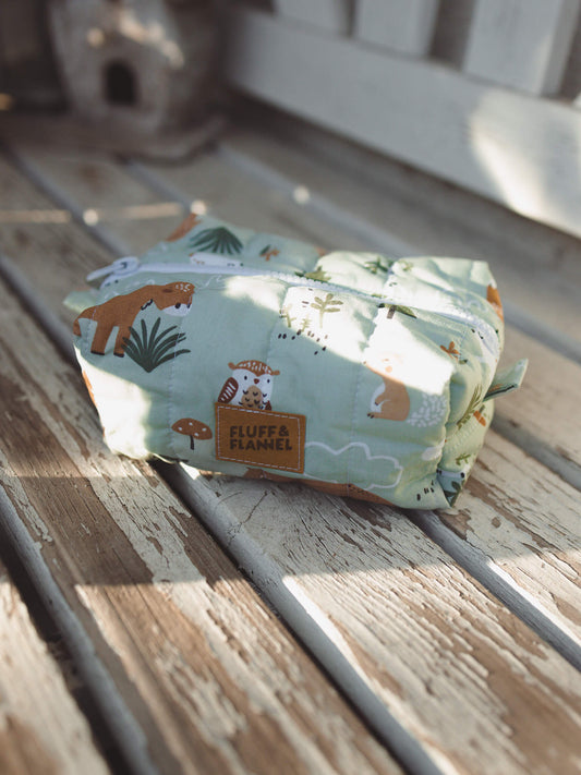 Gesteppte Aufbewahrungstasche